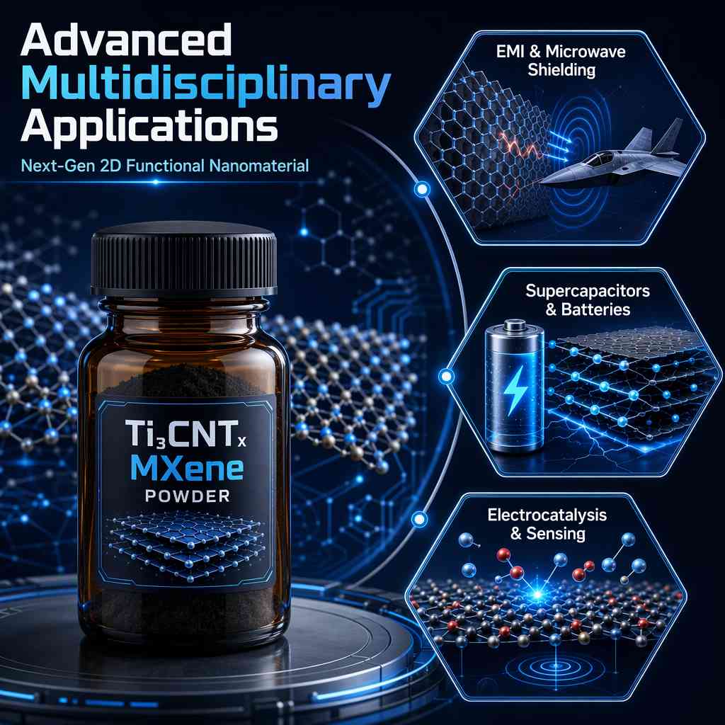 multilayer Titanium carbonitride Ti3CNTx MXene powder application